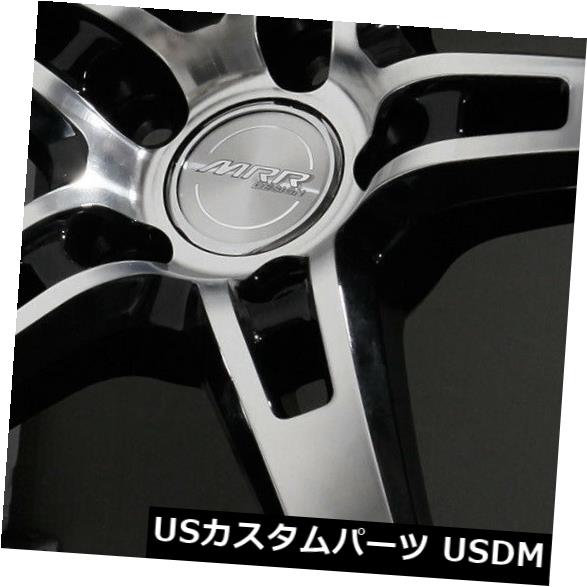 海外輸入ホイール 20x8.5 / 20x10ブラックホイールMRR GT5 5x112 35/40（4個セット） 20x8.5/20x10 Black Wheels MRR GT5 5x112 35/40 (Set of 4) 【並行輸入品】