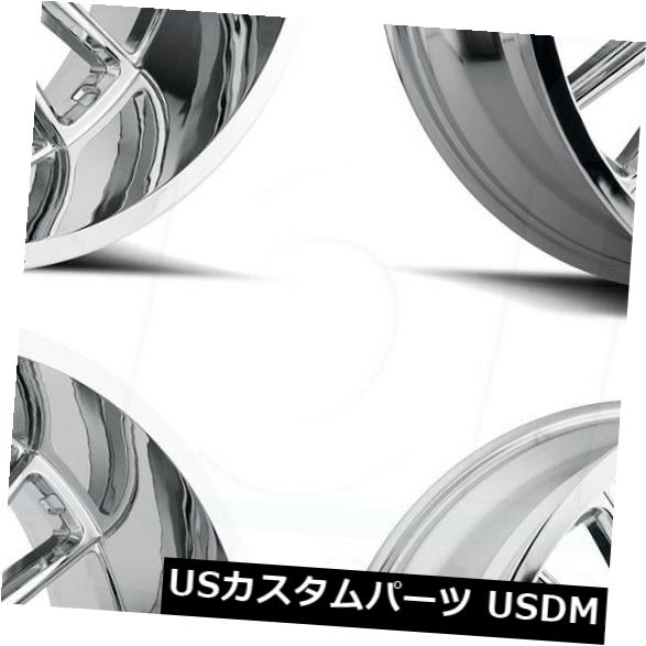 海外輸入ホイール 20x10 Chrome Wheels Hostile H115 Predator 6x135 -19（4個セット） 20x10 Chrome Wheels Hostile H115 Predator 6x135 -19 (Set of 4) 【並行輸入品】
