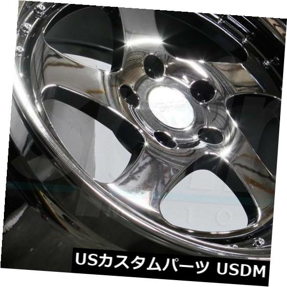 海外輸入ホイール 18x10.5ブラッククロームホイールESR SR02 SR2 5x114.3 22（4個セット） 18x10.5 Black Chrome Wheels ESR SR02 SR2 5x114.3 22 (Set of 4) 【並行輸入品】｜カスタムパーツ WORLD倉庫