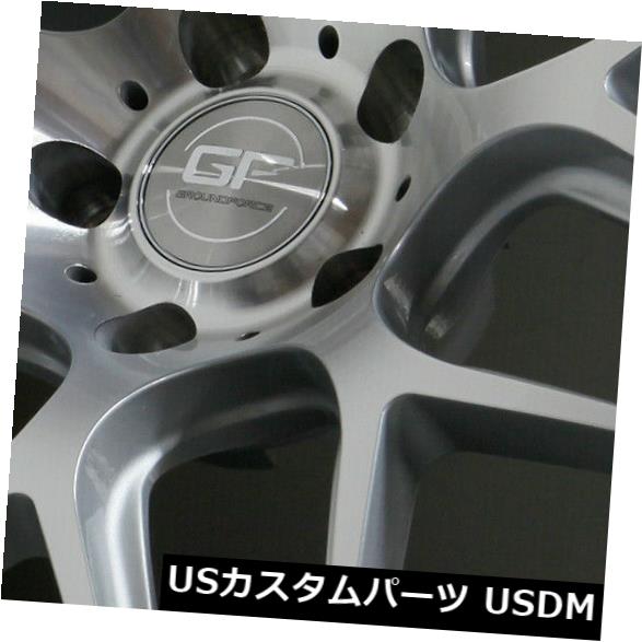 海外輸入ホイール 19x9.5シルバーホイールMRR GF9 5x114.3 20(4個セット) 19x9.5 Silver Wheels MRR GF9 5x114.3 20 (Set of 4) 【並行輸入品】