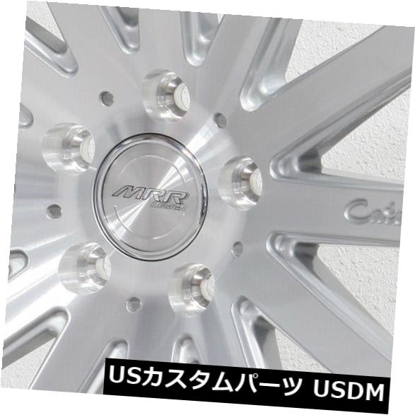 海外輸入ホイール 19x8.5シルバーホイールMRR HR9 5x114.3 20(4個セット) 19x8.5 Silver Wheels MRR HR9 5x114.3 20 (Set of 4) 【並行輸入品】