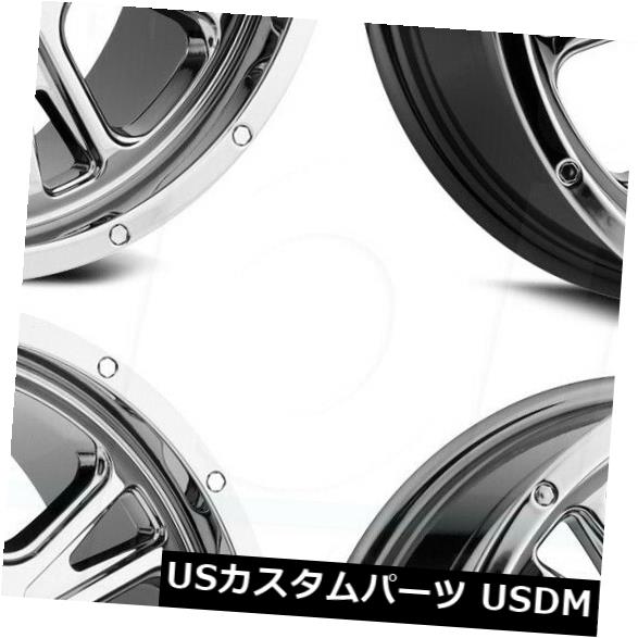 海外輸入ホイール 20x10 Chrome Wheels Vision 399 Fury 8x170 -25（4個セット） 20x10 Chrome Wheels Vision 399 Fury 8x170 -25 (Set of 4) 【並行輸入品】