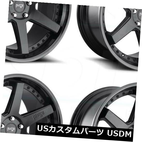 海外輸入ホイール 20x9ブラックホイールNiche Altair M192 5x112 38(4個セット) 20x9 Black Wheels Niche Altair M192 5x112 38 (Set of 4) 【並行輸入品】|カスタムパーツ WORLD倉庫