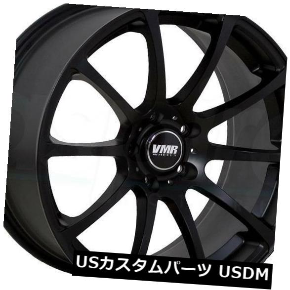 海外輸入ホイール 19x8.5マットブラックホイールVMR V701 5x120 35（4個セット） 19x8.5 Matte Black Wheels VMR V701 5x120 35 (Set of 4) 【並行輸入品】