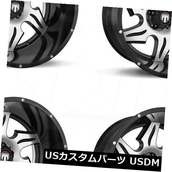 海外輸入ホイール 20x12ブラックホイールTruxx AT163 6x135 -44（4個セット） 20x12 Black Wheels Truxx AT163 6x135 -44 (Set of 4) 【並行輸入品】｜カスタムパーツ WORLD倉庫