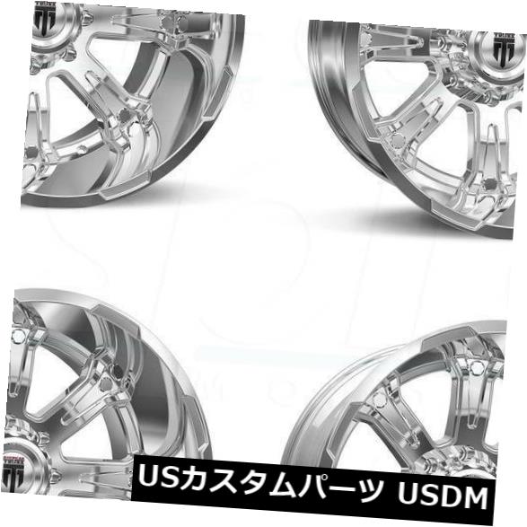 海外輸入ホイール 20x12クロームホイールTruxx AT154 8x180 -44（4個セット） 20x12 Chrome Wheels Truxx AT154 8x180 -44 (Set of 4) 【並行輸入品】
