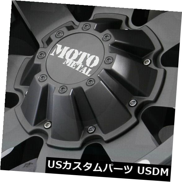 海外輸入ホイール 20x12ガンメタルホイールモトメタルMO962 6x5.5 / 6x139.7 -44(4個セット) 20x12 Gunmetal Wheels Moto Metal MO962 6x5.5/6x139.7 -44 (Set of 4) 【並行輸入品】|カスタムパーツ WORLD倉庫