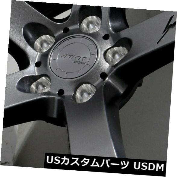 海外輸入ホイール 18x9.5ガンメタルホイールMRR VP5 5x108 40（4個セット） 18x9.5 Gun Metal Wheels MRR VP5 5x108 40 (Set of 4) 【並行輸入品】
