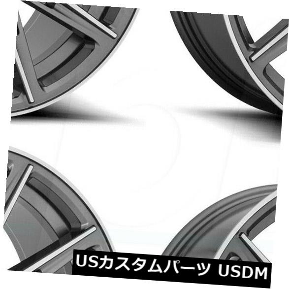 海外輸入ホイール 20x9 / 20x10.5 Gun Metal Wheels Niche Gemello M220 5x114.3 35/40（4個セット） 20x9/20x10.5 Gun Metal Wheels Niche Gemello M220 5x114.3 35/40 (Set of 4) 【並行輸入品】