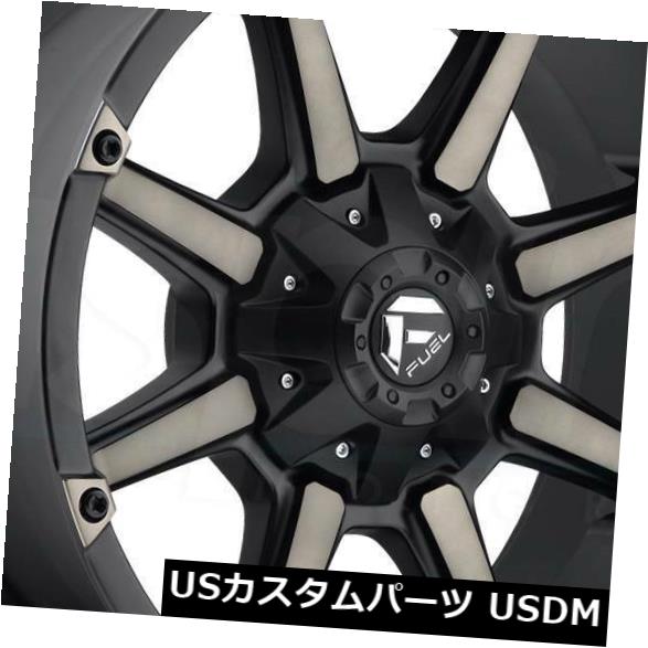 海外輸入ホイール 18x9ブラックマシニングホイールフューエルカプラーD556 6x135 / 6x5.5 20（4個セット） 18x9 Black Machined Wheels Fuel Coupler D556 6x135/6x5.5 20 (Set of 4) 【並行輸入品】 238,293円