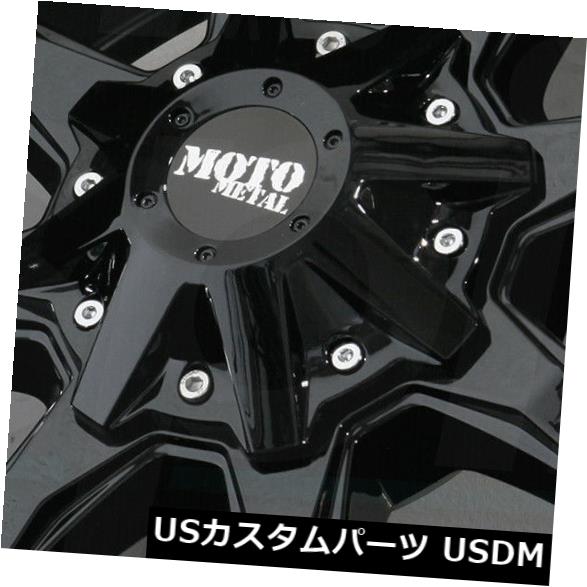 海外輸入ホイール 18x9グロスブラックホイールモトメタルMO970 6x135 / 6x5.5 18(4個セット) 18x9 Gloss Black Wheels Moto Metal MO970 6x135/6x5.5 18 (Set of 4) 【並行輸入品】|カスタムパーツ WORLD倉庫