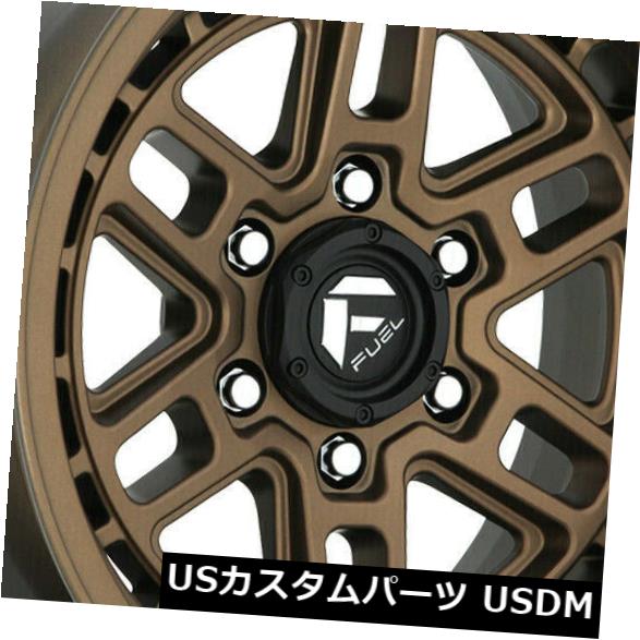 海外輸入ホイール 17x9ブロンズホイールフューエルニトロD669 5x5.5 / 5x139.7 -12（4個セット） 17x9 Bronze Wheels Fuel Nitro D669 5x5.5/5x139.7 -12 (Set of 4) 【並行輸入品】｜カスタムパーツ WORLD倉庫