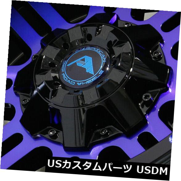 海外輸入ホイール 20x12ブラックマシニングブルーホイールアメリカオフロードA106 6x5 / 6x127 -44（4個セット） 20x12 Black Machined Blue Wheels American Off-Road A106 6x5/6x127 -44 (Set of 4) 【並行輸入品】｜カスタムパーツ WORLD倉庫