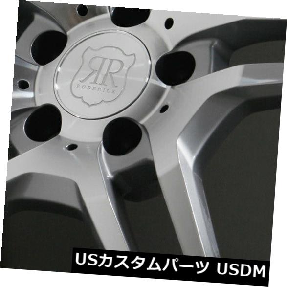 海外輸入ホイール 20x8.5シルバークロームリップホイールMRR RW2 5x120 35（4個セット） 20x8.5 Silver Chrome Lip Wheels MRR RW2 5x120 35 (Set of 4) 【並行輸入品】
