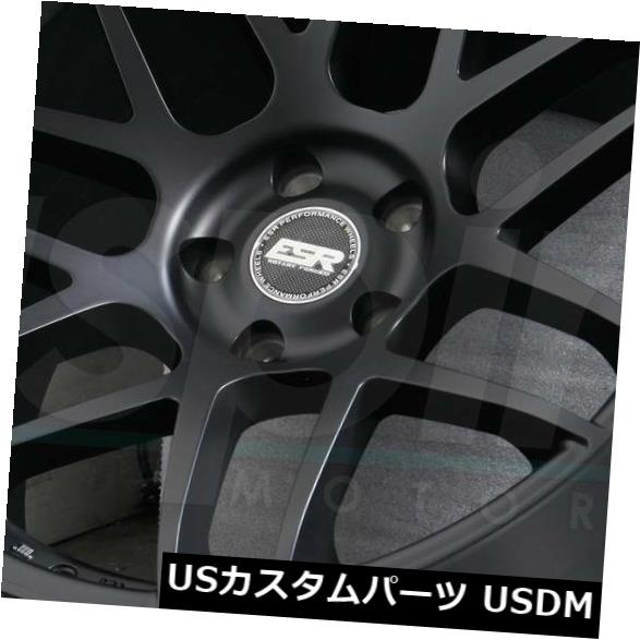 海外輸入ホイール 18x9.5マットブラックホイールESR RF01 RF1 5x120 22（4個セット） 18x9.5 Matte Black Wheels ESR RF01 RF1 5x120 22 (Set of 4) 【並行輸入品】