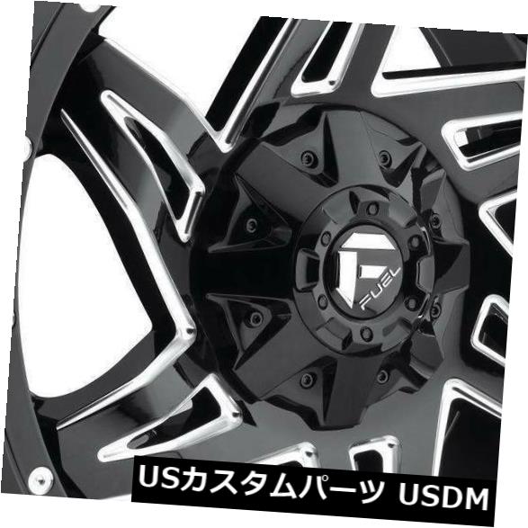 海外輸入ホイール 20x9ブラックミルドホイールフューエルロッカーD613 8x6.5 / 8x165.1 1(4個セット) 20x9 Black Milled Wheels Fuel Rocker D613 8x6.5/8x165.1 1 (Set of 4) 【並行輸入品】|カスタムパーツ WORLD倉庫