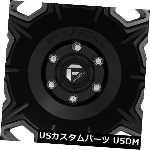 海外輸入ホイール 17x9マットブラックDDTホイールフューエルベンジェンスD686 6x135 -12（4個セット） 17x9 Matte Black DDT Wheels Fuel Vengeance D686 6x135 -12 (Set of 4) 【並行輸入品】 246,455円
