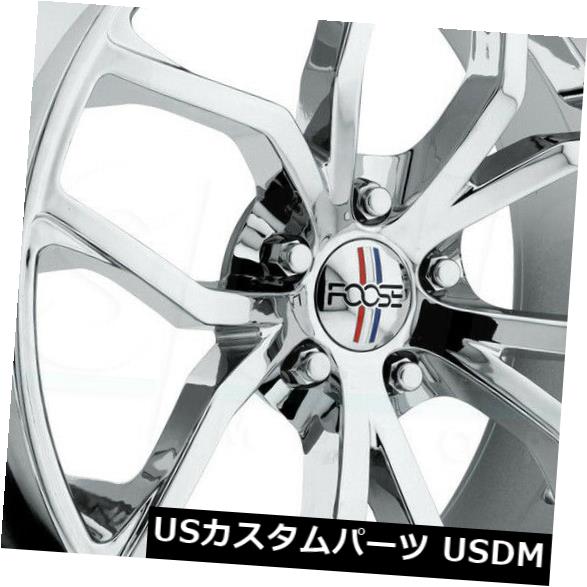 海外輸入ホイール 20x8.5 / 20x10クロームホイールFoose Outcast F148 5x4.5 35/40(4個セット) 20x8.5/20x10 Chrome Wheels Foose Outcast F148 5x4.5 35/40 (Set of 4) 【並行輸入品】|カスタムパーツ WORLD倉庫