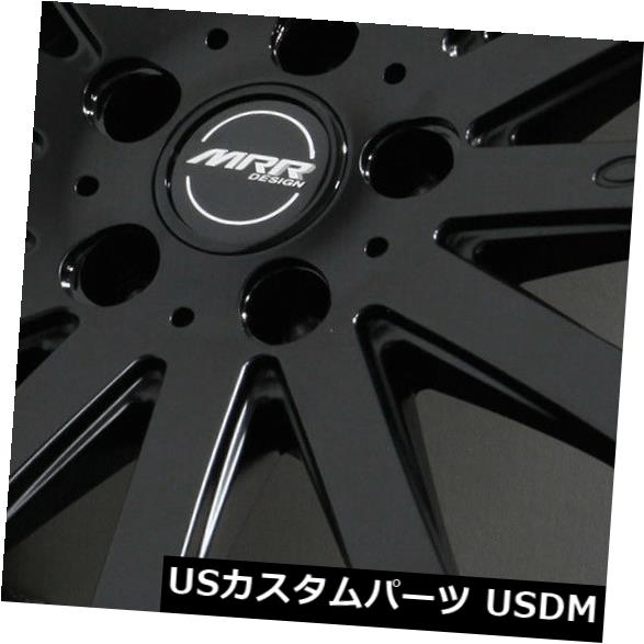 海外輸入ホイール 20x8.5マットブラックホイールMRR HR9 5x112 35（4個セット） 20x8.5 Matte Black Wheels MRR HR9 5x112 35 (Set of 4) 【並行輸入品】