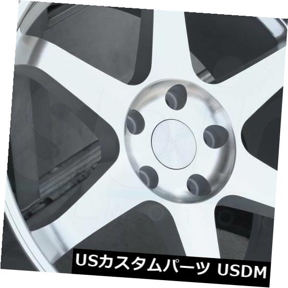 海外輸入ホイール 19x9.5機械加工シルバーホイールESR SR07 SR7 5x114.3 35(4個セット) 19x9.5 Machined Silver Wheels ESR SR07 SR7 5x114.3 35 (Set of 4) 【並行輸入品】