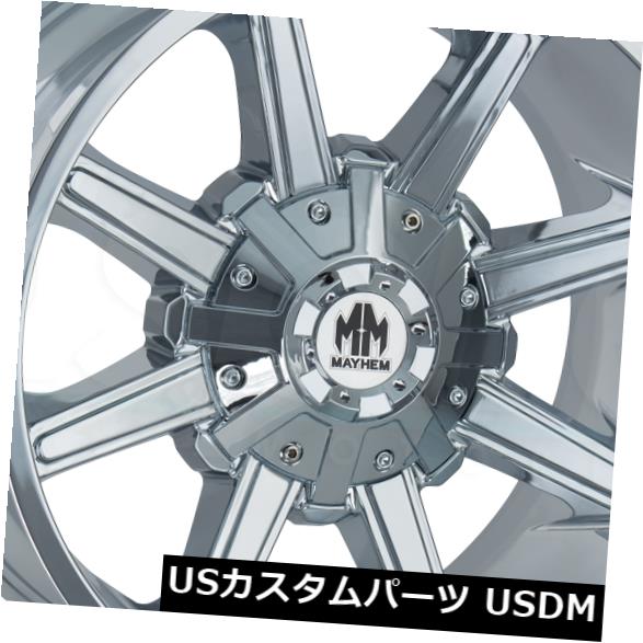 海外輸入ホイール 20x9クロームホイールメイヘムアーセナル6x135 / 6x5.5 0（4個セット） 20x9 Chrome Wheels Mayhem Arsenal 6x135/6x5.5 0 (Set of 4) 【並行輸入品】