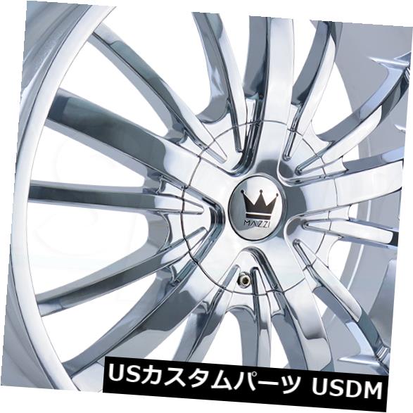 海外輸入ホイール 20x8.5クロームホイールMazzi Essence 5x115 / 5x120 18（4個セット） 20x8.5 Chrome Wheels Mazzi Essence 5x115/5x120 18 (Set of 4) 【並行輸入品】｜カスタムパーツ WORLD倉庫 226,809円