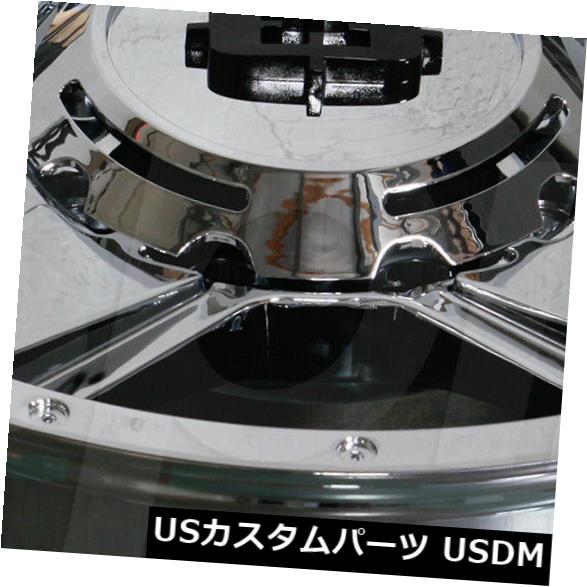 海外輸入ホイール 20x9 Chrome Wheels Vision 390 Empire 8x170 12（4個セット） 20x9 Chrome Wheels Vision 390 Empire 8x170 12 (Set of 4) 【並行輸入品】