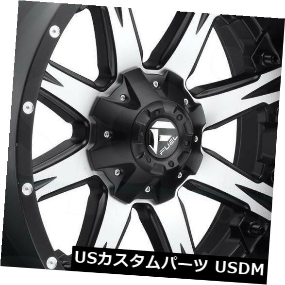 海外輸入ホイール 20x9ブラックマシニングホイールフューエルヌッツD541 6x135 / 6x5.5 1（4個セット） 20x9 Black Machined Wheels Fuel Nutz D541 6x135/6x5.5 1 (Set of 4) 【並行輸入品】｜カスタムパーツ WORLD倉庫