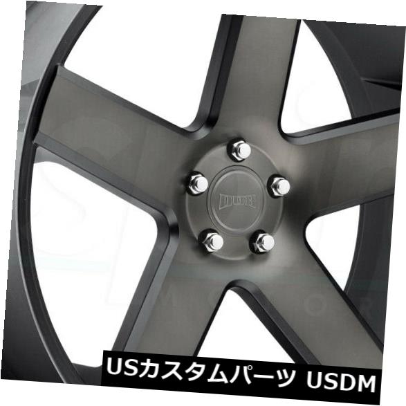 海外輸入ホイール 22x9.5ブラックマシニングホイールDUB Baller S116 5x115 13（4個セット） 22x9.5 Black Machined Wheels DUB Baller S116 5x115 13 (Set of 4) 【並行輸入品】｜カスタムパーツ WORLD倉庫