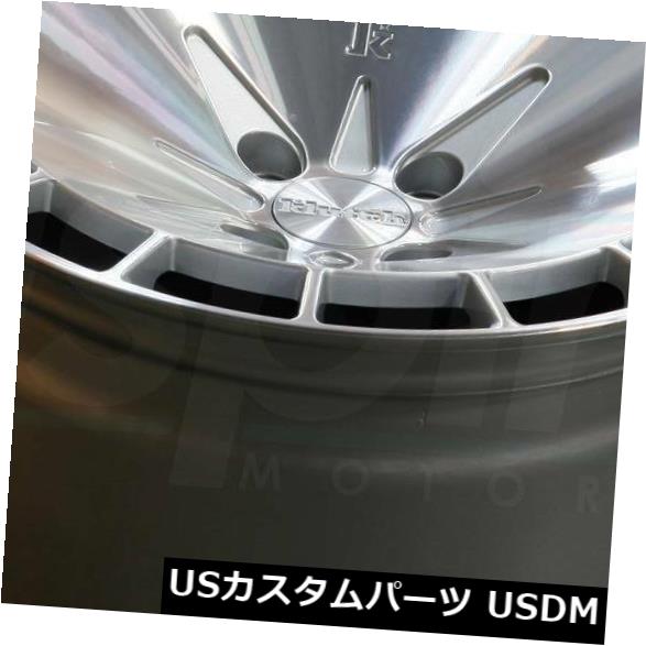 海外輸入ホイール 16x8 / 16x9シルバーホイールクラッチKM16 5x100 15/20（4個セット） 16x8/16x9 Silver Wheels Klutch KM16 5x100 15/20 (Set of 4) 【並行輸入品】｜カスタムパーツ WORLD倉庫