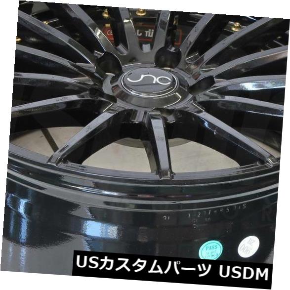 海外輸入ホイール 18x9.5グロスブラック。 ホイールJNC 042 JNC042 5x112 35（4個セット） 18x9.5 Gloss Black. Wheels JNC 042 JNC042 5x112 35 (Set of 4) 【並行輸入品】