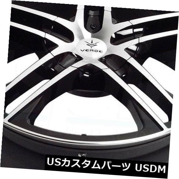 海外輸入ホイール 16x7 Black Machined Wheels Verde V36プロトコル5x114.3 / 5x120 40(4個セット) 16x7 Black Machined Wheels Verde V36 Protocol 5x114.3/5x120 40 (Set of 4) 【並行輸入品】|カスタムパーツ WORLD倉庫