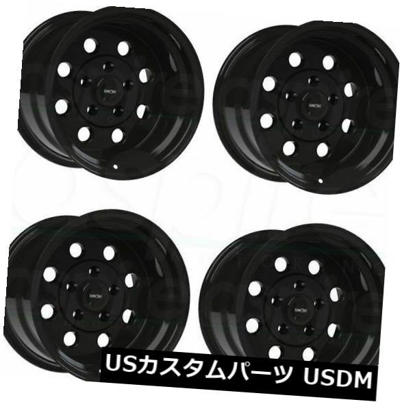 海外輸入ホイール 15x8 Black Wheels Vision 531 Sport Lite 5x4.75 27（4個セット） 15x8 Black Wheels Vision 531 Sport Lite 5x4.75 27 (Set of 4) 【並行輸入品】