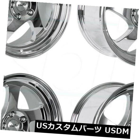 海外輸入ホイール 16x8クロームホイールウィスラーKR1 5x114.3 20（4個セット） 16x8 Chrome Wheels Whistler KR1 5x114.3 20 (Set of 4) 【並行輸入品】｜カスタムパーツ WORLD倉庫