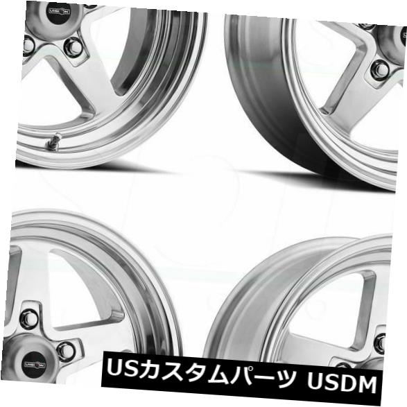 海外輸入ホイール 15x10ポリッシュドホイールVision 571 Sport Star II 5x4.75 0(4個セット) 15x10 Polished Wheels Vision 571 Sport Star II 5x4.75 0 (Set of 4) 【並行輸入品】