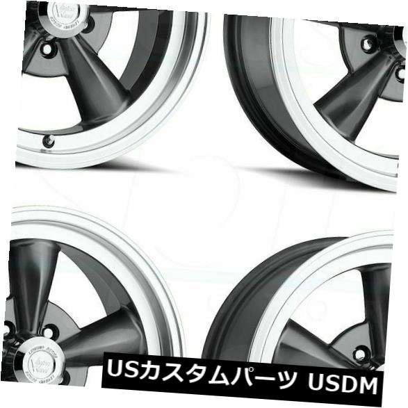 海外輸入ホイール 15x8 Gunmetal Wheels Vision 141 Legend 5 5x114.3 0(4個セット) 15x8 Gunmetal Wheels Vision 141 Legend 5 5x114.3 0 (Set of 4) 【並行輸入品】|カスタムパーツ WORLD倉庫