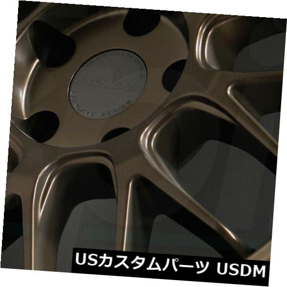 海外輸入ホイール 18x8.5ブロンズホイールAVID1 AV34 5x114.3 35（4個セット） 18x8.5 Bronze Wheels AVID1 AV34 5x114.3 35 (Set of 4) 【並行輸入品】