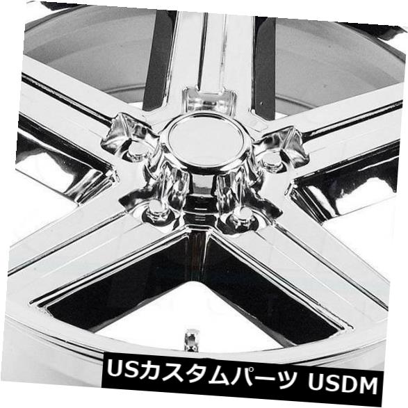 海外輸入ホイール 16x8クロームホイールレプリカV1129 Iroc 5x120.65 0（4個セット） 16x8 Chrome Wheels Replica V1129 Iroc 5x120.65 0 (Set of 4) 【並行輸入品】