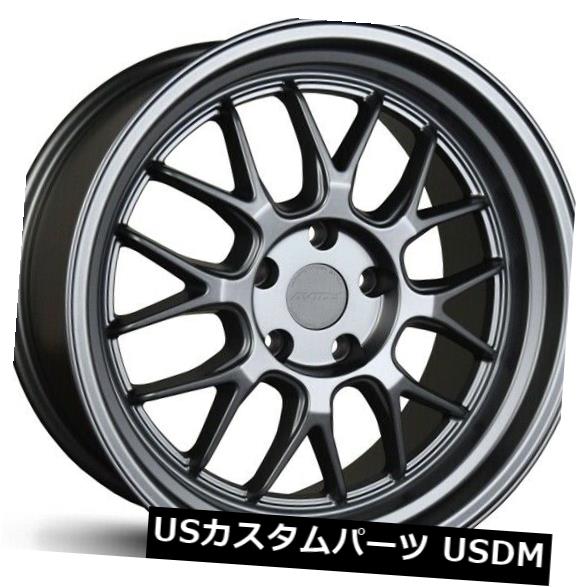 海外輸入ホイール 18x8.5ガンメタルホイールAVID1 AV34 5x114.3 35(4個セット) 18x8.5 Gun Metal Wheels AVID1 AV34 5x114.3 35 (Set of 4) 【並行輸入品】