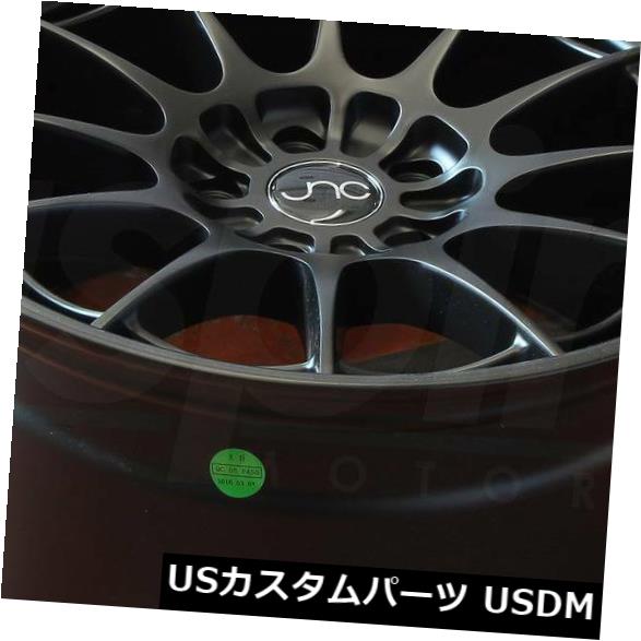 海外輸入ホイール 18x9.5マットブラックホイールJNC 033 JNC033 5x100 35（4個セット） 18x9.5 Matte Black Wheels JNC 033 JNC033 5x100 35 (Set of 4) 【並行輸入品】 203,390円