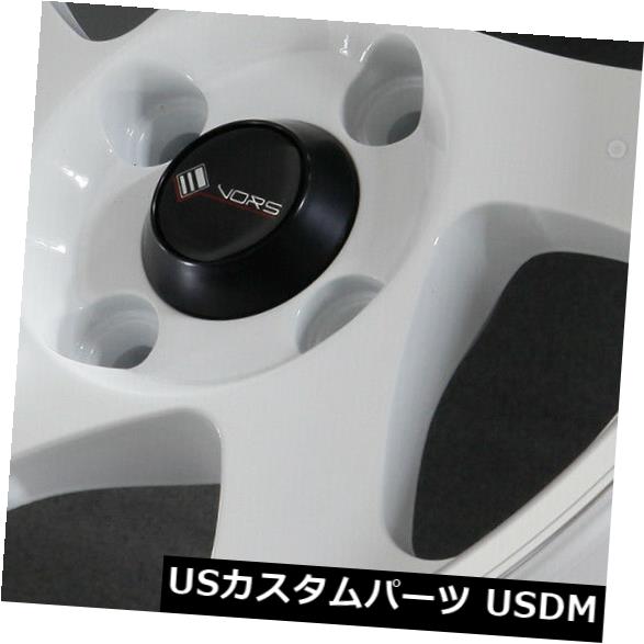 海外輸入ホイール 15x8 White Wheels Vors VR2 4x100 20(4個セット) 15x8 White Wheels Vors VR2 4x100 20 (Set of 4) 【並行輸入品】|カスタムパーツ WORLD倉庫