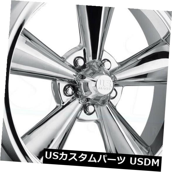 海外輸入ホイール 15x7クロームホイールUS Mags Standard U104 5x4.5 -6（4個セット） 15x7 Chrome Wheels US Mags Standard U104 5x4.5 -6 (Set of 4) 【並行輸入品】
