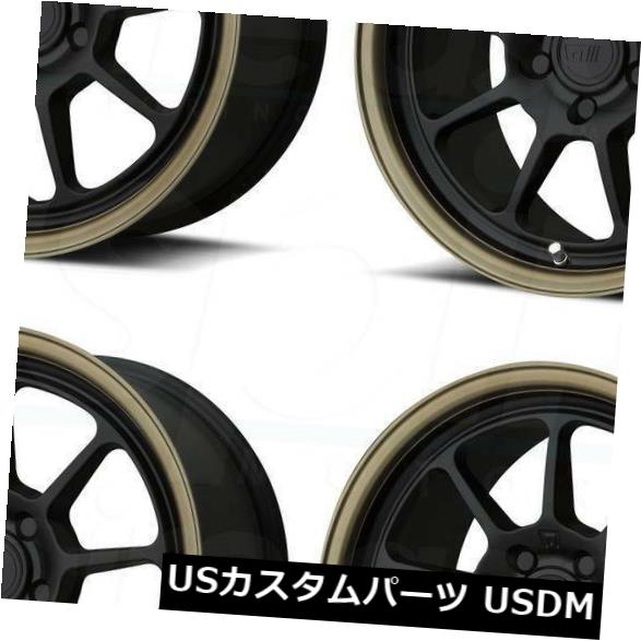海外輸入ホイール 18x9.5ブラックブロンズホイールMotegi MR135 5x112 35(4個セット) 18x9.5 Black Bronze Wheels Motegi MR135 5x112 35 (Set of 4) 【並行輸入品】|カスタムパーツ WORLD倉庫