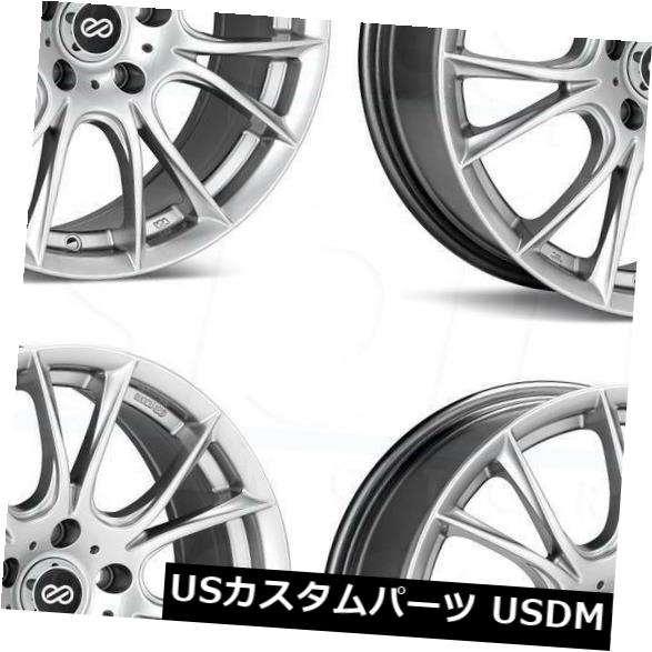 海外輸入ホイール 16x7 Hyper Silver Wheels Enkei Ammodo 5x100 45（4個セット） 16x7 Hyper Silver Wheels Enkei Ammodo 5x100 45 (Set of 4) 【並行輸入品】