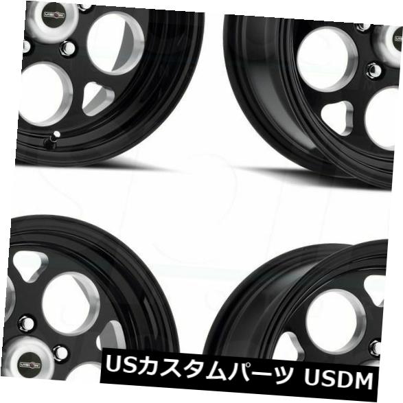 海外輸入ホイール 15x8 / 15x10 Black Wheels Vision 561 Sport Mag 5x114.3 0/0(4個セット) 15x8/15x10 Black Wheels Vision 561 Sport Mag 5x114.3 0/0 (Set of 4) 【並行輸入品】