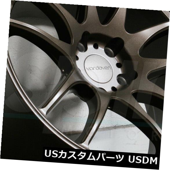 海外輸入ホイール 19x10.5マットブロンズホイールVordoven Forme 9 5x114.3 22(4個セット) 19x10.5 Matte Bronze Wheels Vordoven Forme 9 5x114.3 22 (Set of 4) 【並行輸入品】