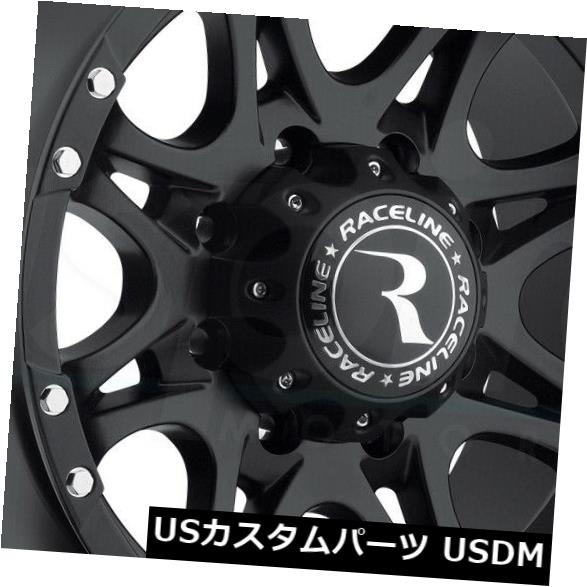 海外輸入ホイール 17x9ブラックホイールRaceline 981 Raptor 6x135 6（4個セット） 17x9 Black Wheels Raceline 981 Raptor 6x135 6 (Set of 4) 【並行輸入品】