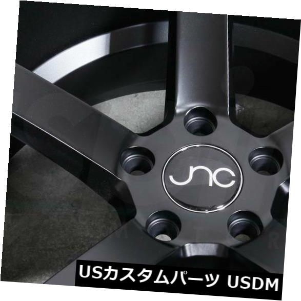 海外輸入ホイール 18x9マットブラックホイールJNC 026 JNC026 5x120 35（4個セット） 18x9 Matte Black Wheels JNC 026 JNC026 5x120 35 (Set of 4) 【並行輸入品】