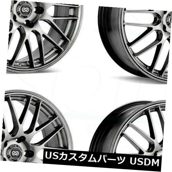 海外輸入ホイール 18x7.5ハイパーシルバーホイールエンケイEKM3 5x114.3 45（4個セット） 18x7.5 Hyper Silver Wheels Enkei EKM3 5x114.3 45 (Set of 4) 【並行輸入品】