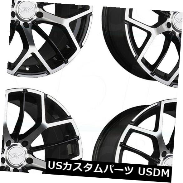 海外輸入ホイール 18x8.5ブラックマシニングホイールXXR 566 5x114.3 35（4個セット） 18x8.5 Black Machined Wheels XXR 566 5x114.3 35 (Set of 4) 【並行輸入品】｜カスタムパーツ WORLD倉庫 204,160円